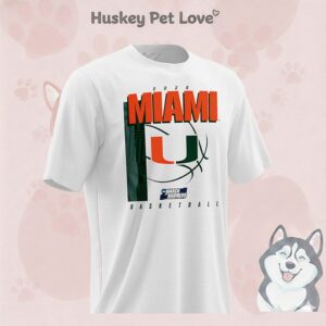 Miami Hurricanes Basketball 2026 March Madness Logo T-Shirt