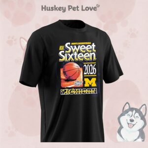 Michigan Wolverines NCAA March Madness Sweet 16 Bound 2026 T-Shirt