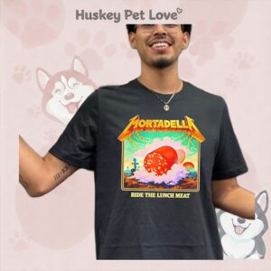 Mortadella Ride The Lunch Meat Clouds And Lightning Adventure Graphic T-Shirt