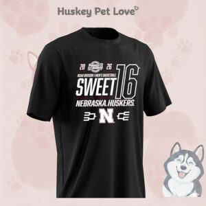 Nebraska Cornhuskers Red 2026 NCAA March Madness Sweet 16 Bound T-Shirt