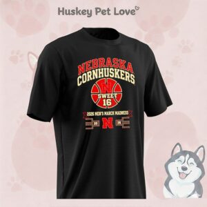 Nebraska Cornhuskers Sweet 16 2026 Men’s March Madness Classic T-Shirt