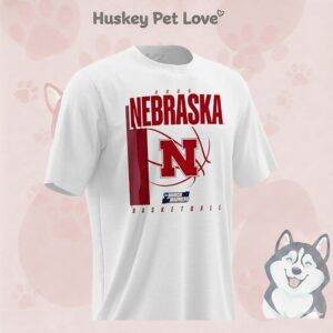 Nebraska Huskers Basketball 2026 March Madness Logo T-Shirt