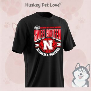 Nebraska Huskers Men’s Basketball 2026 NCAA March Madness Sweet 16 T-Shirt