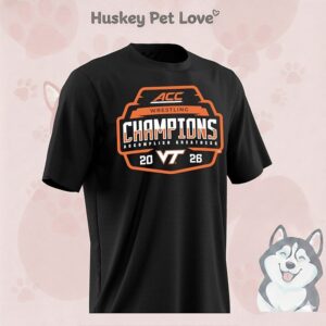 Official Virginia Tech Hokies 2026 Acc Men’s Wrestling Tournament Champions T-Shirt