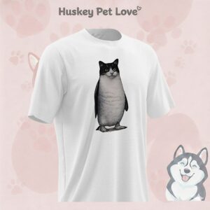 Penguin Cat Meme T-Shirt
