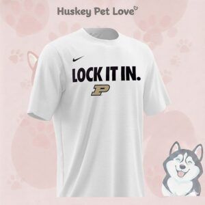 Purdue Boilermakers Lock It In 2026 On-Court Bench T-Shirt