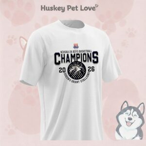 Queen’s Grant Stallions 2a Boys Basketball Champions 2026 Logo T-Shirt