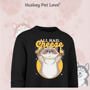 Raccoon All Hail Cheese Meme T-Shirt