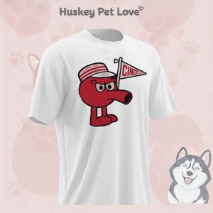 Redbert Cincinnati Reds Mr. Red Mascot Flag T-Shirt