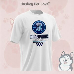 Rhode Island Rams Women’s Basketball 2026 A10 Conference Tournament Champions T-Shirt