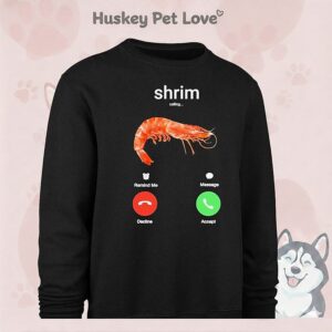 Shrim Phone Call Graphic T-Shirt
