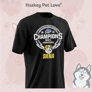 Siena Saints Men’s Basketball 2026 Metro Atlantic Athletic Conference Champions T-Shirt