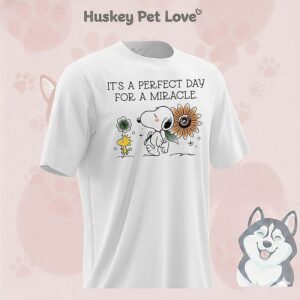 Snoopy And Woodstock It’s A Perfect Day For A Miracle T-Shirt
