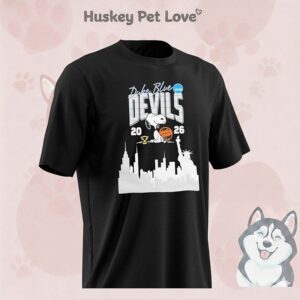 Snoopy X Duke Blue Devils 2026 NCAA March Madness Basketball T-Shirt