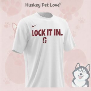 Stanford Cardinal Lock It In 2026 On-Court Bench T-Shirt