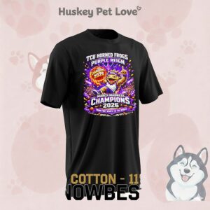 Tcu Horned Frogs Purple Reign March Madness Champions 2026 Mascot T-Shirt