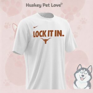 Texas Longhorns Lock It In 2026 On-Court Bench T-Shirt