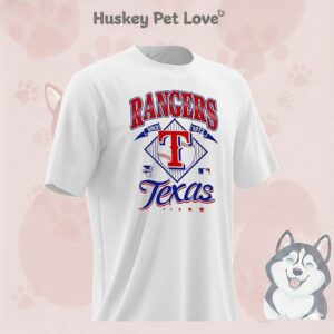 Texas Rangers 1972 American League Logo Graphic T-Shirt