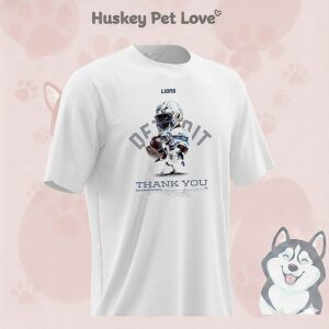 Thank You David Montgomery Detroit Lions Signature T-Shirt