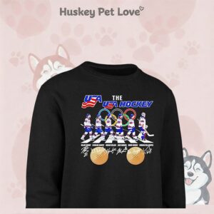 The USA Hockey 2026 Player Walking Abbey Road Signature T-Shirt