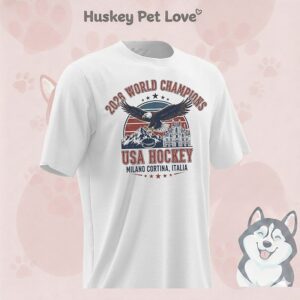 USA Hockey Milano Cortina Italia 2026 World Champions T-Shirt