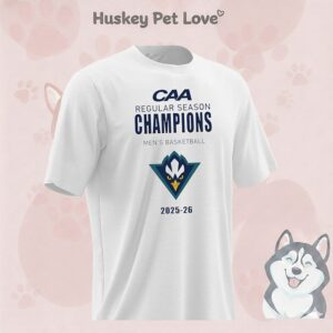 Uncw Seahawks Caa Regular Season Champions 2025-26 T-Shirt