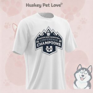Utah State Aggies 2025-26 Mountain West Basketball Conference Champions T-Shirt