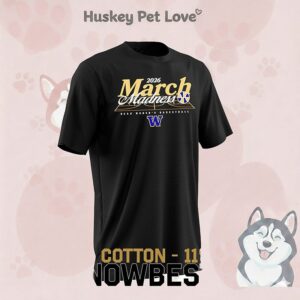 Washington 2026 NCAA Women’s Basketball March Madness T-Shirt