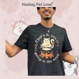 Weird Medieval Cat That’s It You’re Going In The Soup T-Shirt
