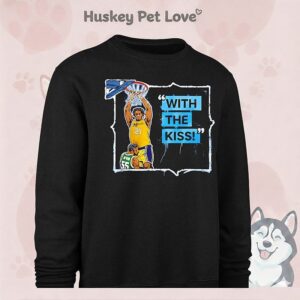 With The Kiss Morez Johnson Jr. Michigan Basketball T-Shirt