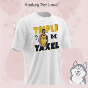 Yaxel Lendeborg Michigan Wolverines Big Ten Tournament Triple Yaxel Signature T-Shirt
