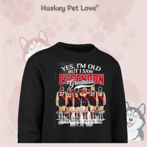 Yes I’m Old But I Saw Essendon Fc Greatness Thank You For The Memories Signatures T-Shirt