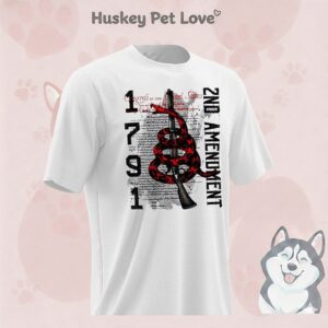 2nd Amendment Snake Guns USA 1791 Graphic T-Shirt