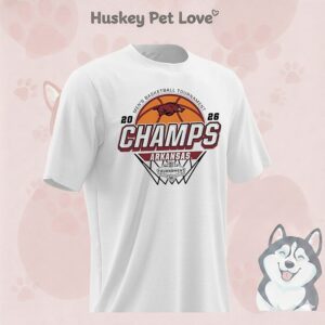 Arkansas Razorbacks 2026 Sec Men’s Basketball Tournament Champions T-Shirt