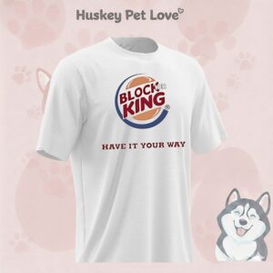 Block King Have It Your Way Hamburger Logo T-Shirt