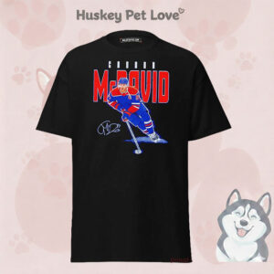 Connor Mcdavid Edmonton Oilers Player Name Signature T-Shirt