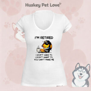 Dachshund Drink Coffee I’m Retired I Don’t Have To I Don’t Want To T-Shirt