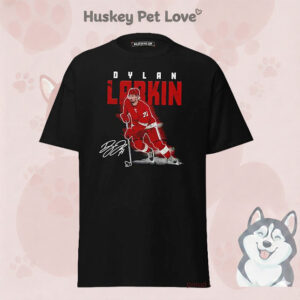 Dylan Larkin Detroit Red Wings Player Name Signature T-Shirt