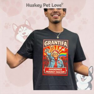 Grantifa Grandmas Against Fascism Graphic T-Shirt