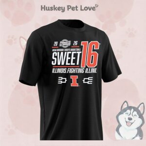 Illinois Fighting Illini 2026 2026 NCAA Di March Madness Sweet 16 T-Shirt
