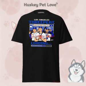 Los Angeles Baseball Threepeat Loading T-Shirt