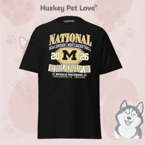 Michigan Men’s Basketball National Champions 2026 Hardwood T-Shirt