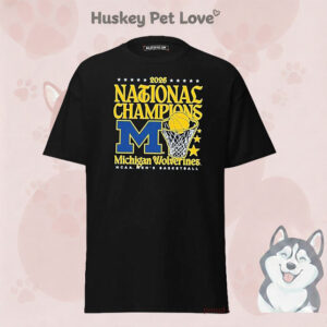 Michigan Men’s Basketball National Champions 2026 Hoop T-Shirt