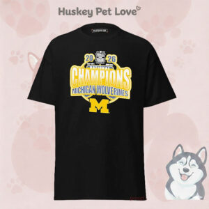 Michigan Wolverines 2026 Men’s Basketball National Champions Logo T-Shirt