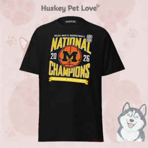 Michigan Wolverines 2026 NCAA Men’s Basketball National Champions Powerblend T-Shirt