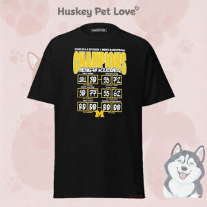 Michigan Wolverines 2026 NCAA Men’s Basketball National Champions Schedule T-Shirt