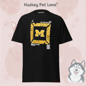 Michigan Wolverines 2026 NCAA Men’s Basketball National Champions Square Celebration T-Shirt