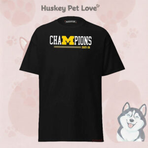 Michigan Wolverines Men’s Basketball 2025-26 NCAA National Champions Domination Scores T-Shirt