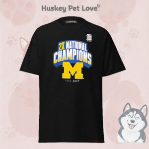 Michigan Wolverines Men’s Basketball NCAA 2x National Champions 1989 2026 T-Shirt