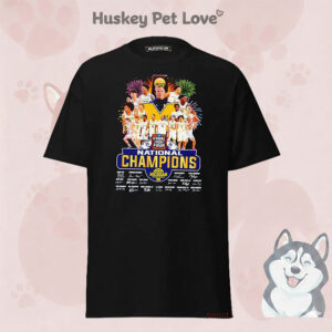 Michigan Wolverines Men’s Basketball National Champions 2026 All Team Signatures T-Shirt